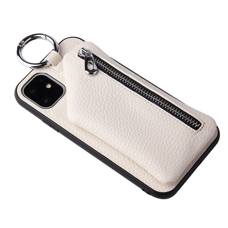 PU Leather Crossbody Wallet Phone Case with Strap Cord and Coin Purse