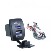 3.1A USB Car Charger – Universal Dual-Port Fast Charger for Cars & Motorcycles
