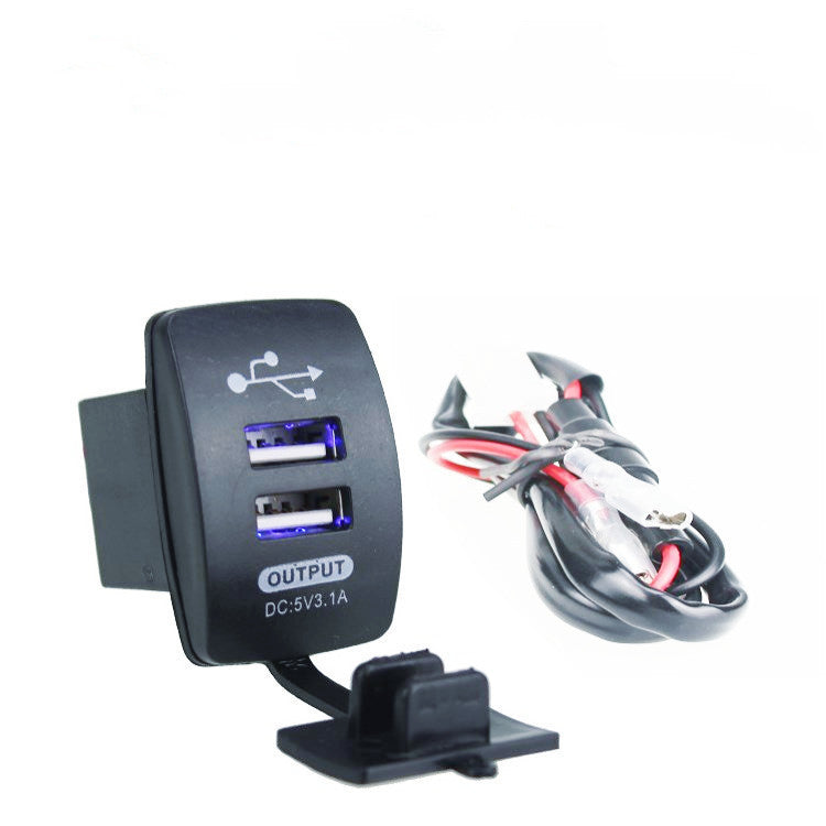3.1A USB Car Charger – Universal Dual-Port Fast Charger for Cars & Motorcycles