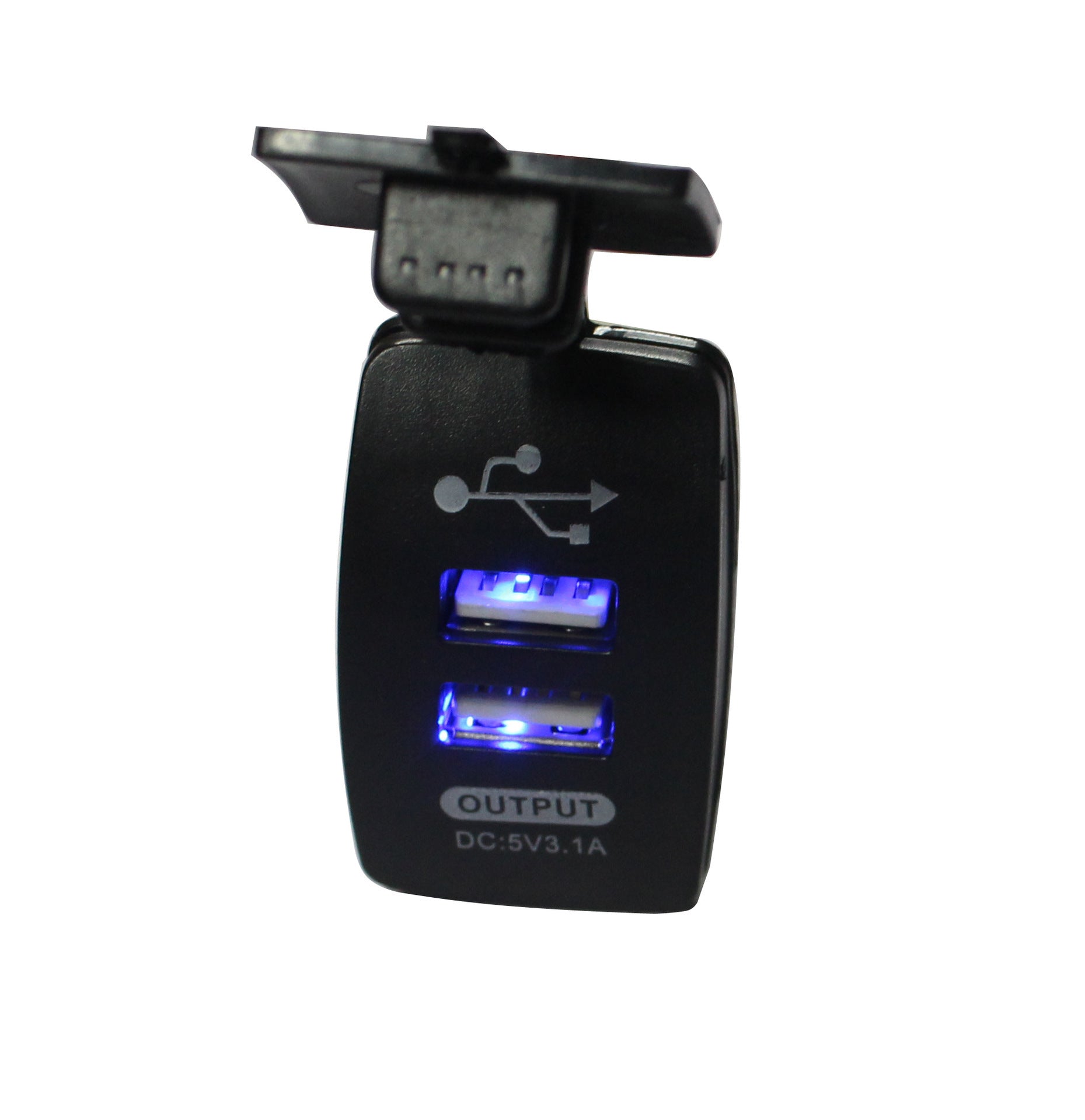 3.1A USB Car Charger – Universal Dual-Port Fast Charger for Cars & Motorcycles
