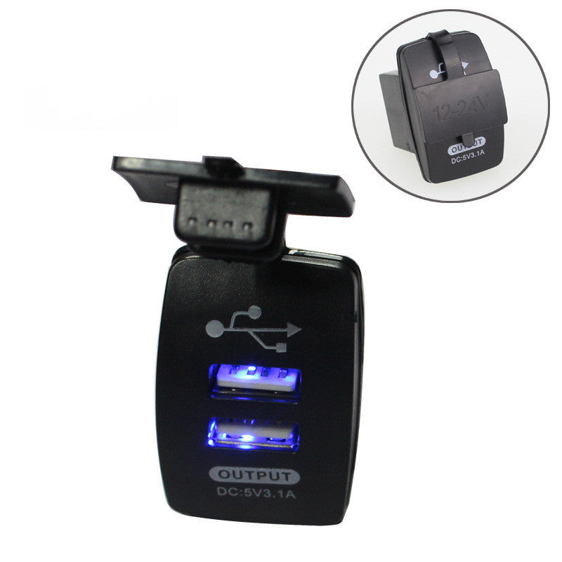3.1A USB Car Charger – Universal Dual-Port Fast Charger for Cars & Motorcycles