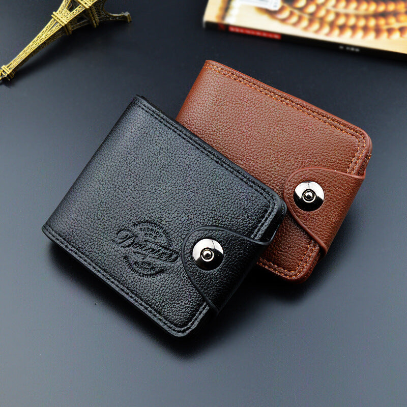 Unisex PU Leather European Magnetic Slim Card Wallet