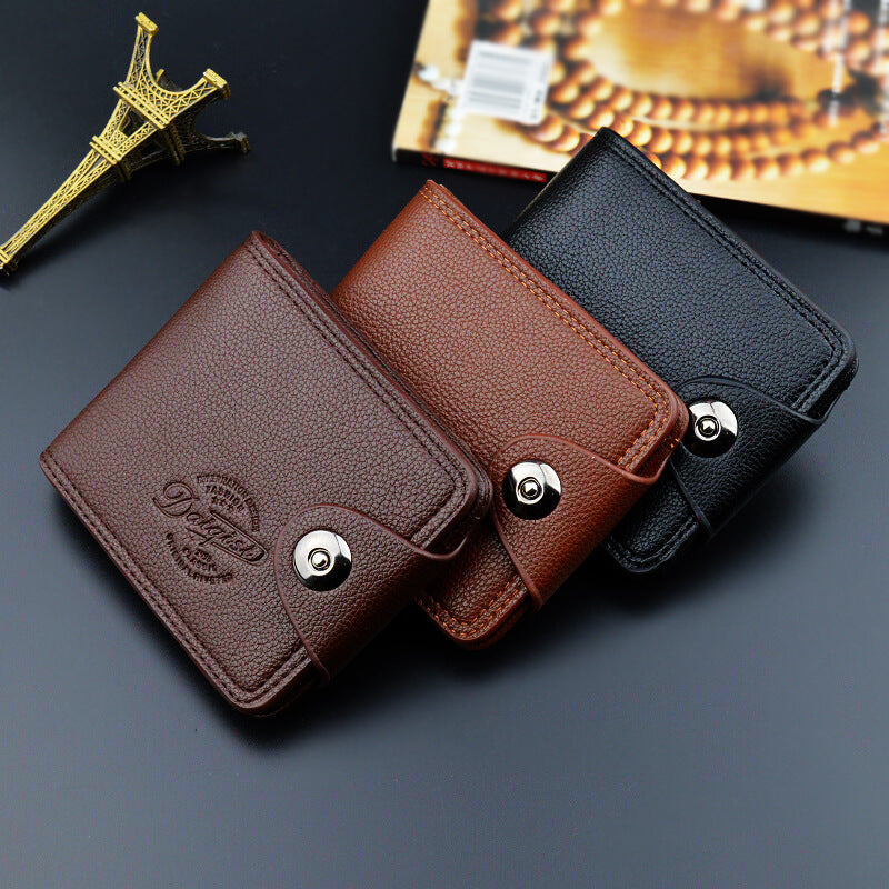 Unisex PU Leather European Magnetic Slim Card Wallet