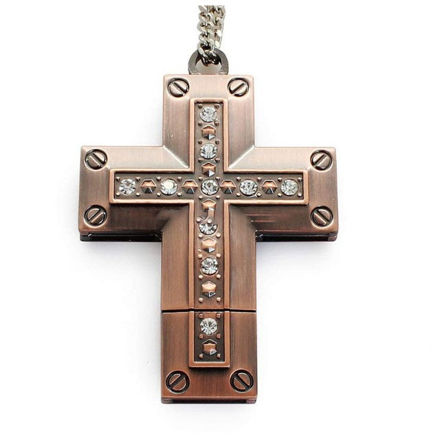 32GB Metal Cross USB Flash Drive – Durable & High-Speed Storage