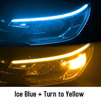 Ice blue yellow streamer