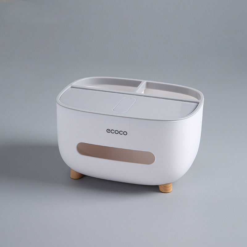 Ltalian Cocoa Tissue Box Home Living Room Coffee Table Restaurant Creative Cute Simple Multifunctional Remote Control Storage Box
