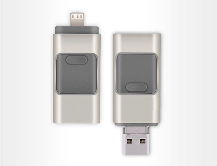3-in-1 OTG USB Flash Drive – Compatible with Apple, Android & Computers