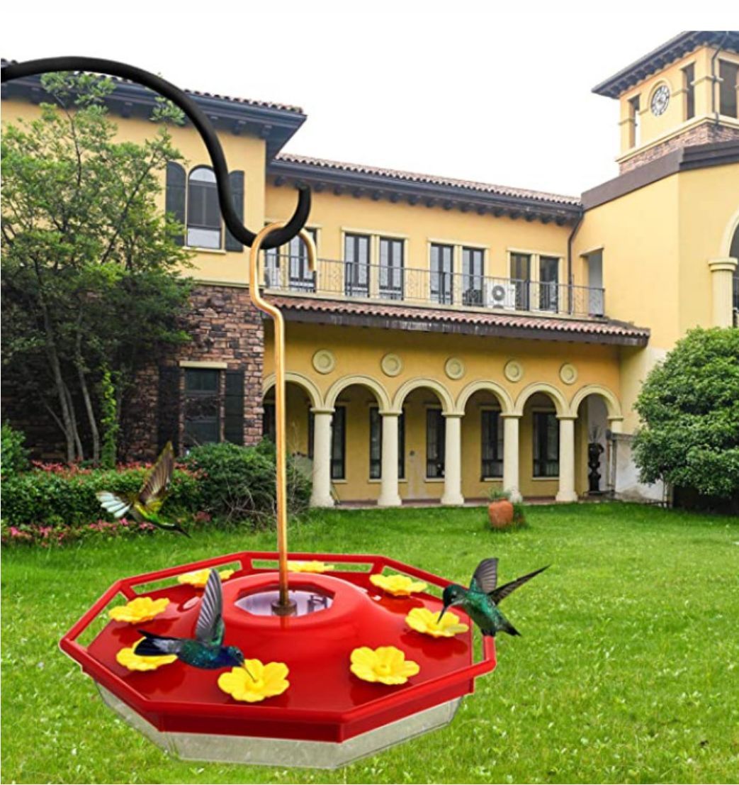 Creative Wooden Hummingbird Feeder – Simple Outdoor Garden Decoration
