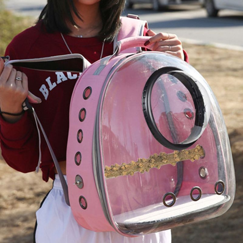 Portable Multifunctional Pet Travel Bag for Starlings and Parrots