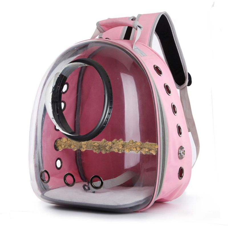 Portable Multifunctional Pet Travel Bag for Starlings and Parrots