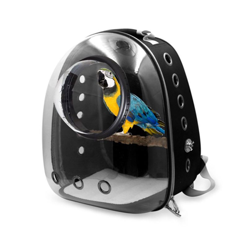 Portable Multifunctional Pet Travel Bag for Starlings and Parrots