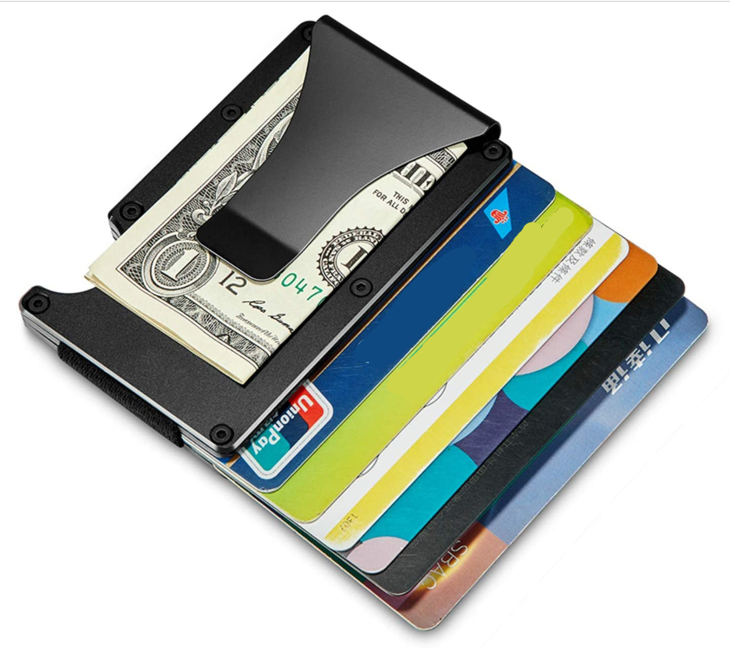 Men's Slim RFID Blocking Money Clip Wallet – Minimalist Credit Card & ID Holder
