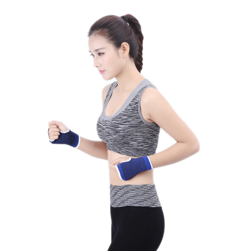 Polyester-Cotton Knitted Wrist Protector, Palm Protector, Sports Health Care and Warm Protector