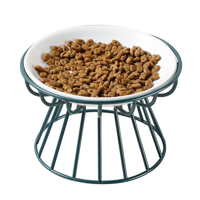 Ceramic Cat High Bowl Shallow Mouth Plate