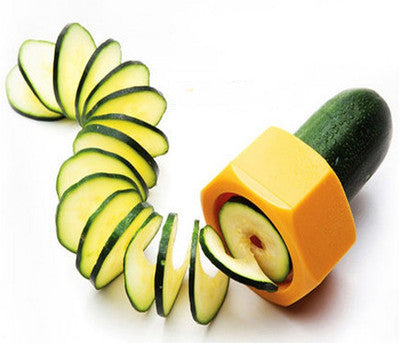 Spiral Knife Vegetable Cutter – Cucumber Slicer & Kitchen Fixture