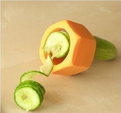 Spiral Knife Vegetable Cutter – Cucumber Slicer & Kitchen Fixture