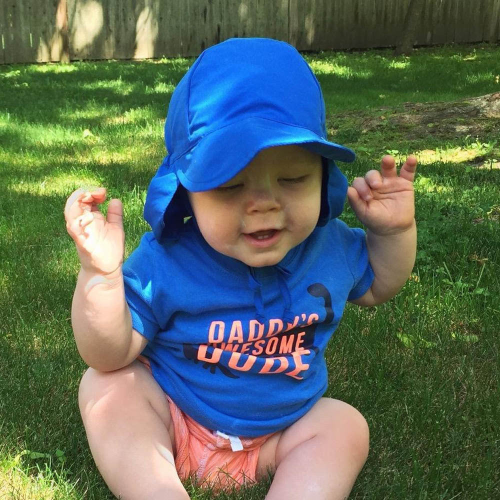Quick-drying L Children's Bucket Hats For 3 Months To 5 Years Old Kids Wide Brim Beach UV Protection Outdoor Essential Sun Caps