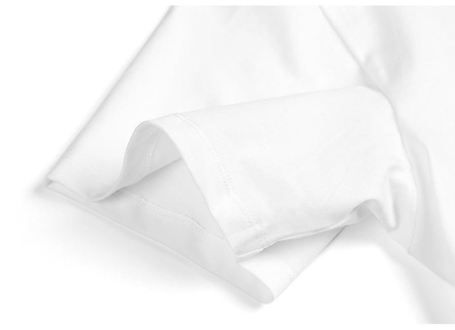 Men's Cotton White T-shirt Causality T-shirt Top