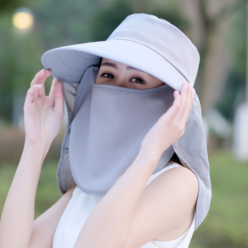 Hat female covering summer UV protection