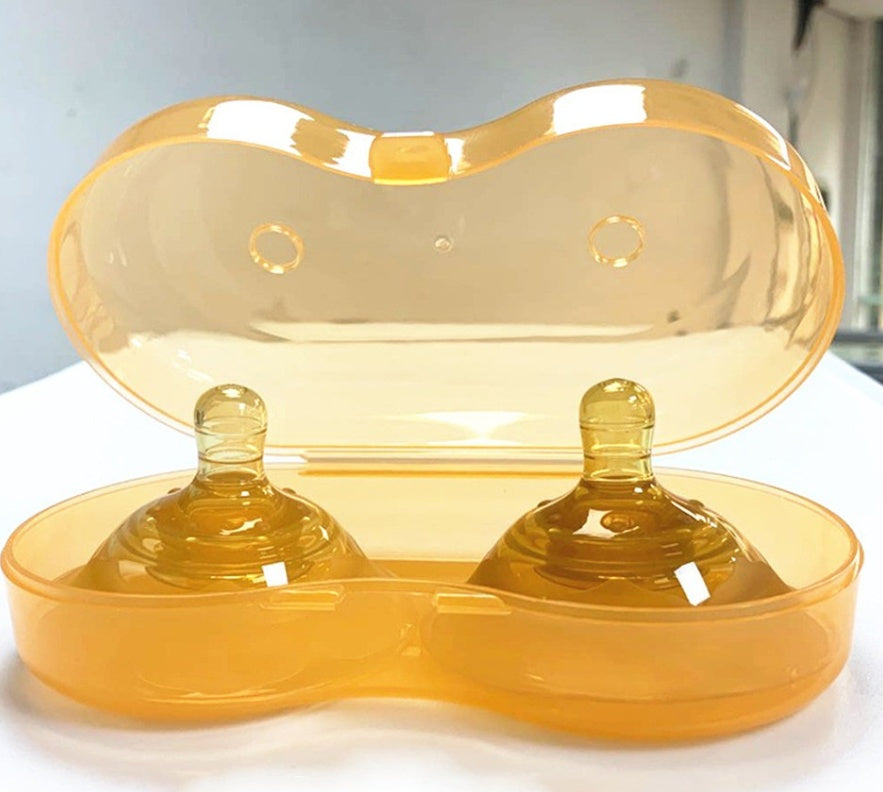 Silicone Nipple Protector – Transparent Nano Ten-Hole Breastfeeding Shield