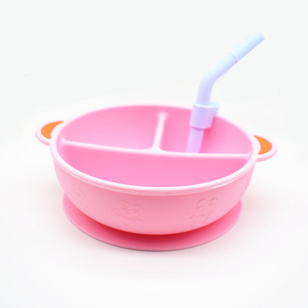 EasyBite Baby Silicone Grid Plate – Non-Slip Divided Suction Plate for Toddlers