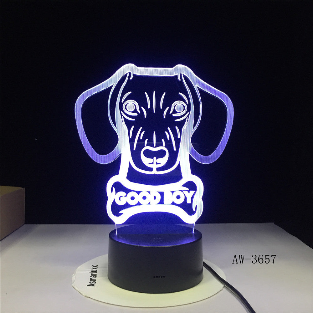 Acrylic Gradient LED Table Lamp With Remote Control