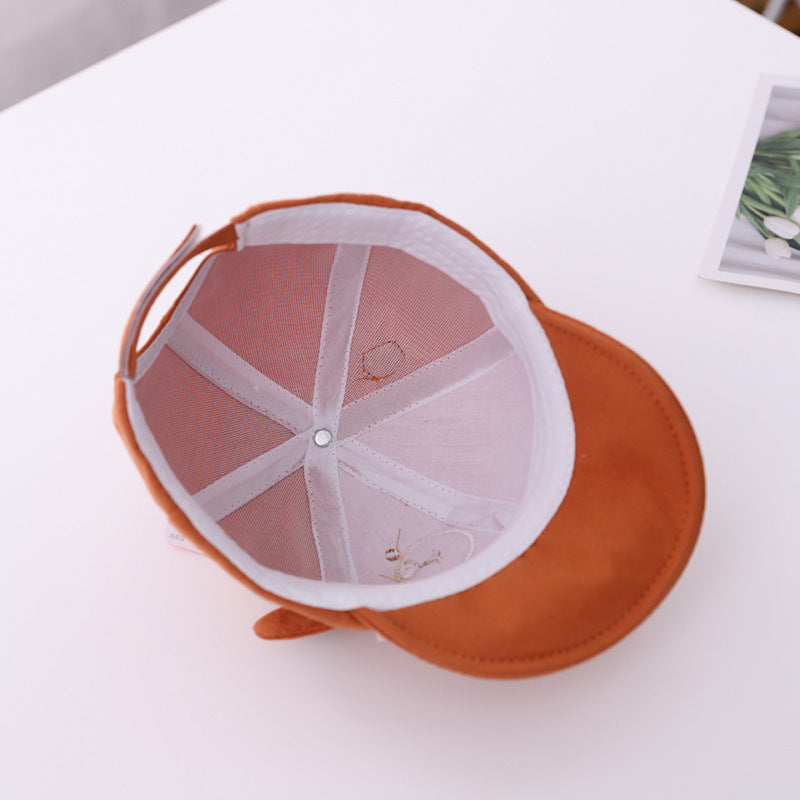 Spring Baby Hat Lovely Cartoon Kids Girl Boy Basket Cap Summer Infant Sunhat