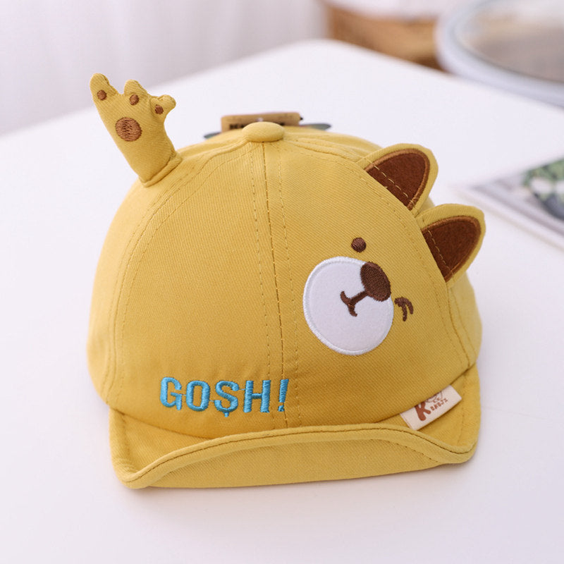 Spring Baby Hat Lovely Cartoon Kids Girl Boy Basket Cap Summer Infant Sunhat