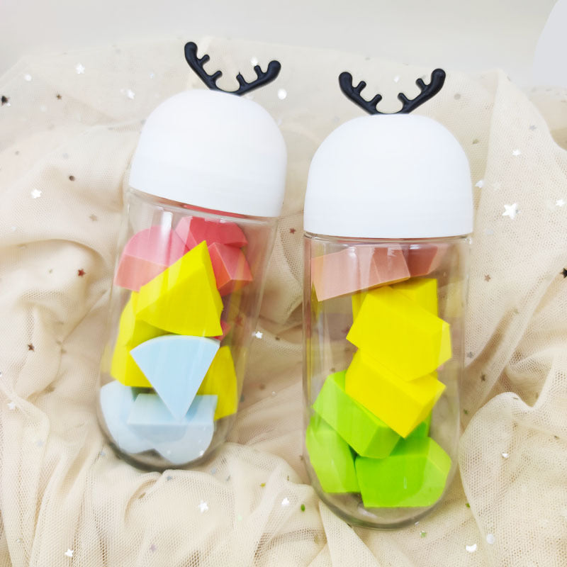 Cute Antler Air Cushion Puff – Expanding Beauty Egg Makeup Sponge