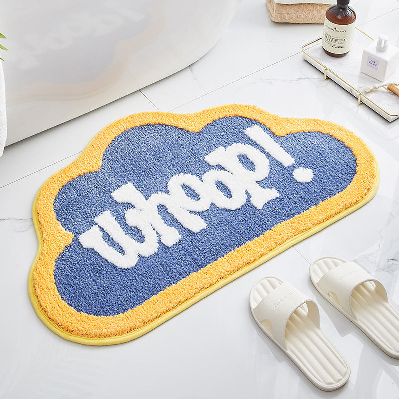 Cloud Bathroom Rug – Soft Door Entrance & Bath Mat