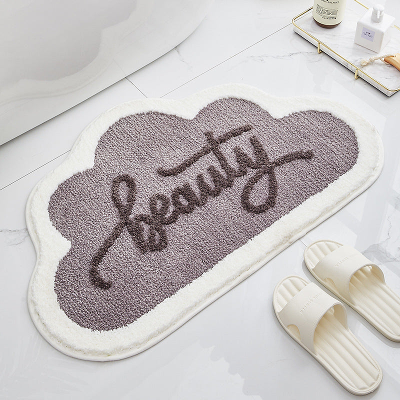Cloud Bathroom Rug – Soft Door Entrance & Bath Mat