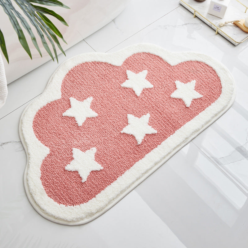 Cloud Bathroom Rug – Soft Door Entrance & Bath Mat