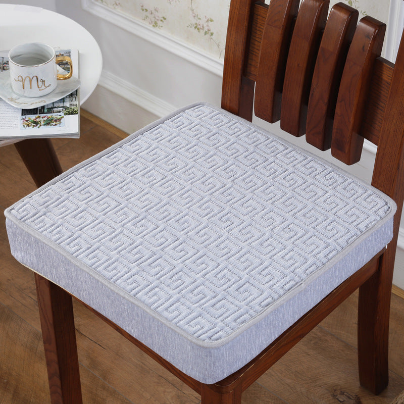 Winter Plush Sponge Heightening Thickening Chair Cushion Student Seat Cushion Car Non-Slip Dining Chair Cushion