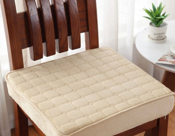 Winter Plush Sponge Heightening Thickening Chair Cushion Student Seat Cushion Car Non-Slip Dining Chair Cushion