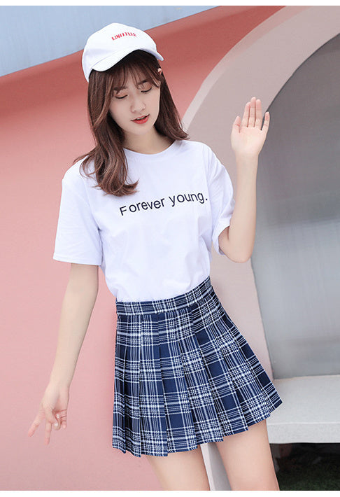 College Pleated Skirt