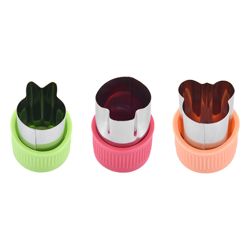 Stainless Steel Vegetable Cutter Set Star Heart Rabbit