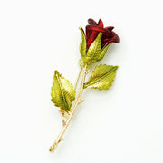 Luxury Pearl and Rhinestone Bee Rose Brooch for Women