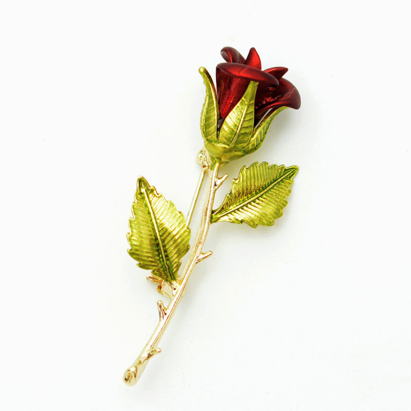Luxury Pearl and Rhinestone Bee Rose Brooch for Women