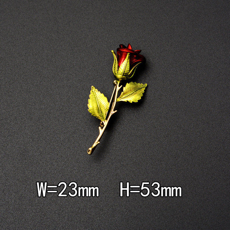 Luxury Pearl and Rhinestone Bee Rose Brooch for Women