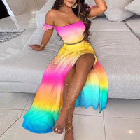 Gradient rainbow color