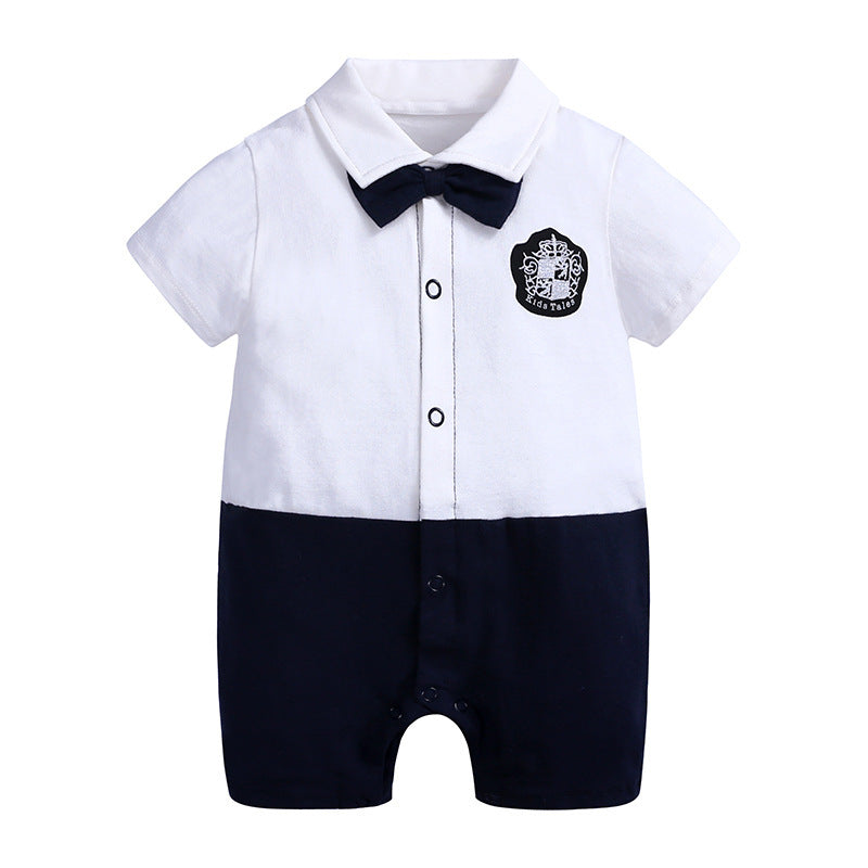 Baby Gentleman Romper – Formal One-Piece Jumpsuit Outfit