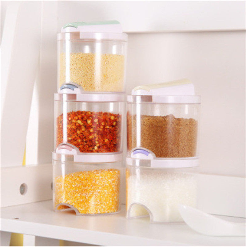 Plastic Sealed Double Lid Seasoning Box – Freshness & Convenience in One