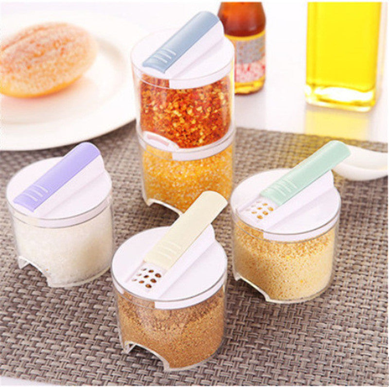Plastic Sealed Double Lid Seasoning Box – Freshness & Convenience in One