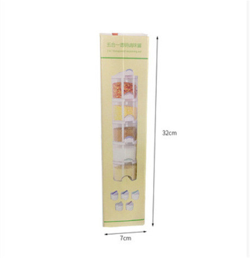 Plastic Sealed Double Lid Seasoning Box – Freshness & Convenience in One