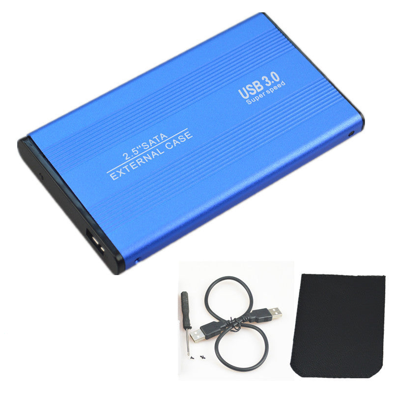 Portable Aluminum Alloy SATA External Hard Drive Enclosure