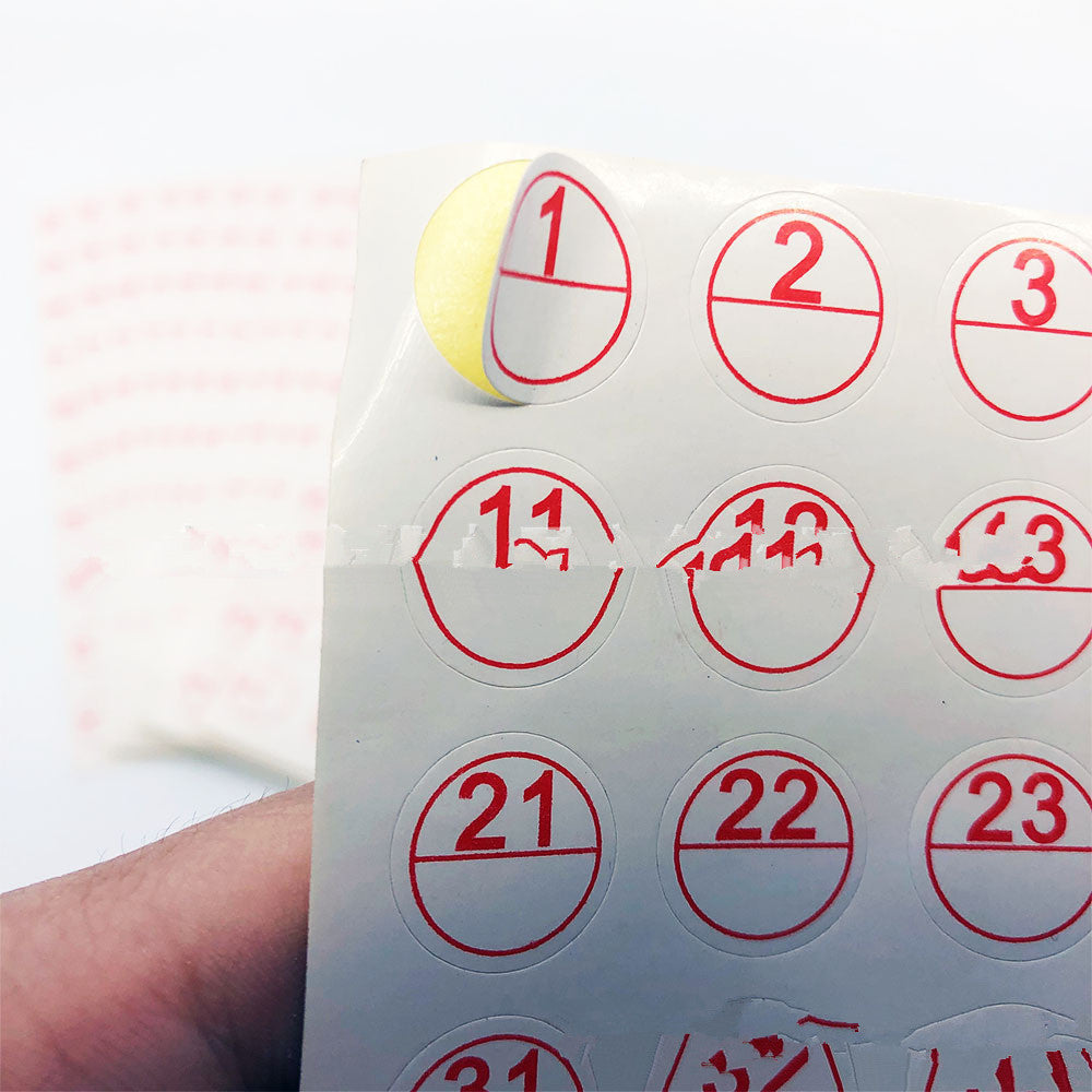 Self Adhesive C Number Labels For Diamond Painting Storage