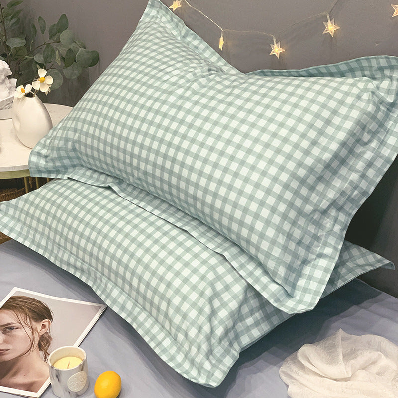 Cotton Pure Cotton Pillowcase For a Pair of Home Nordic Style Single Single Child Pillow Inner Liner Cover Double Pillowcase