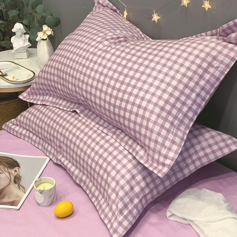Cotton Pure Cotton Pillowcase For a Pair of Home Nordic Style Single Single Child Pillow Inner Liner Cover Double Pillowcase