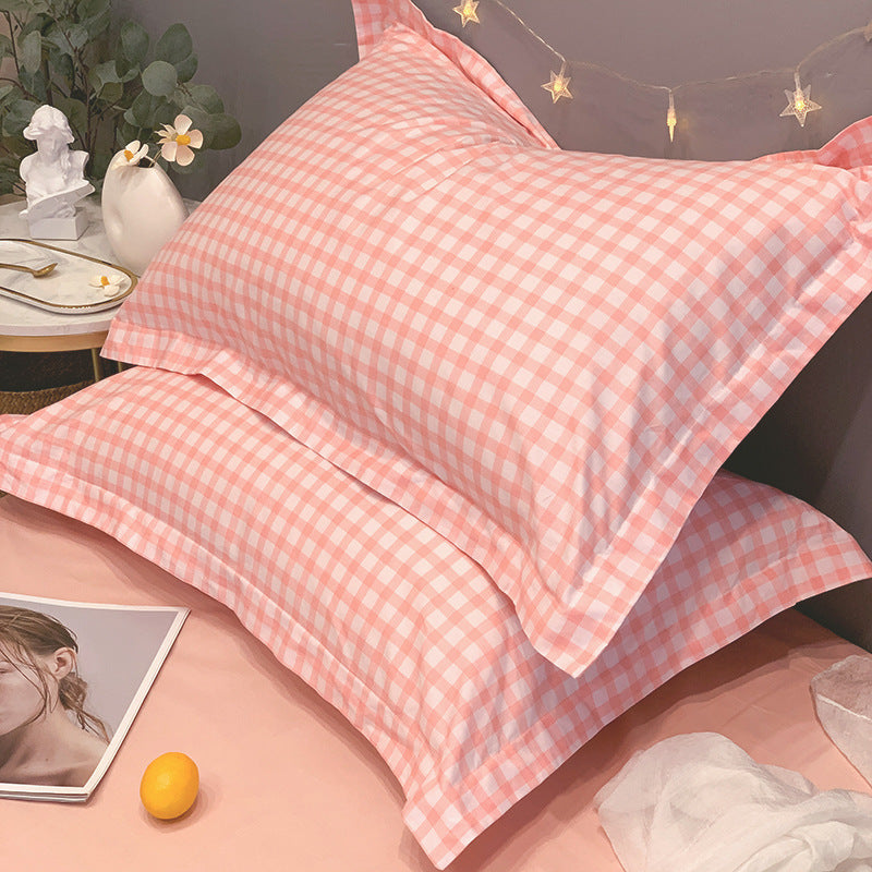 Cotton Pure Cotton Pillowcase For a Pair of Home Nordic Style Single Single Child Pillow Inner Liner Cover Double Pillowcase