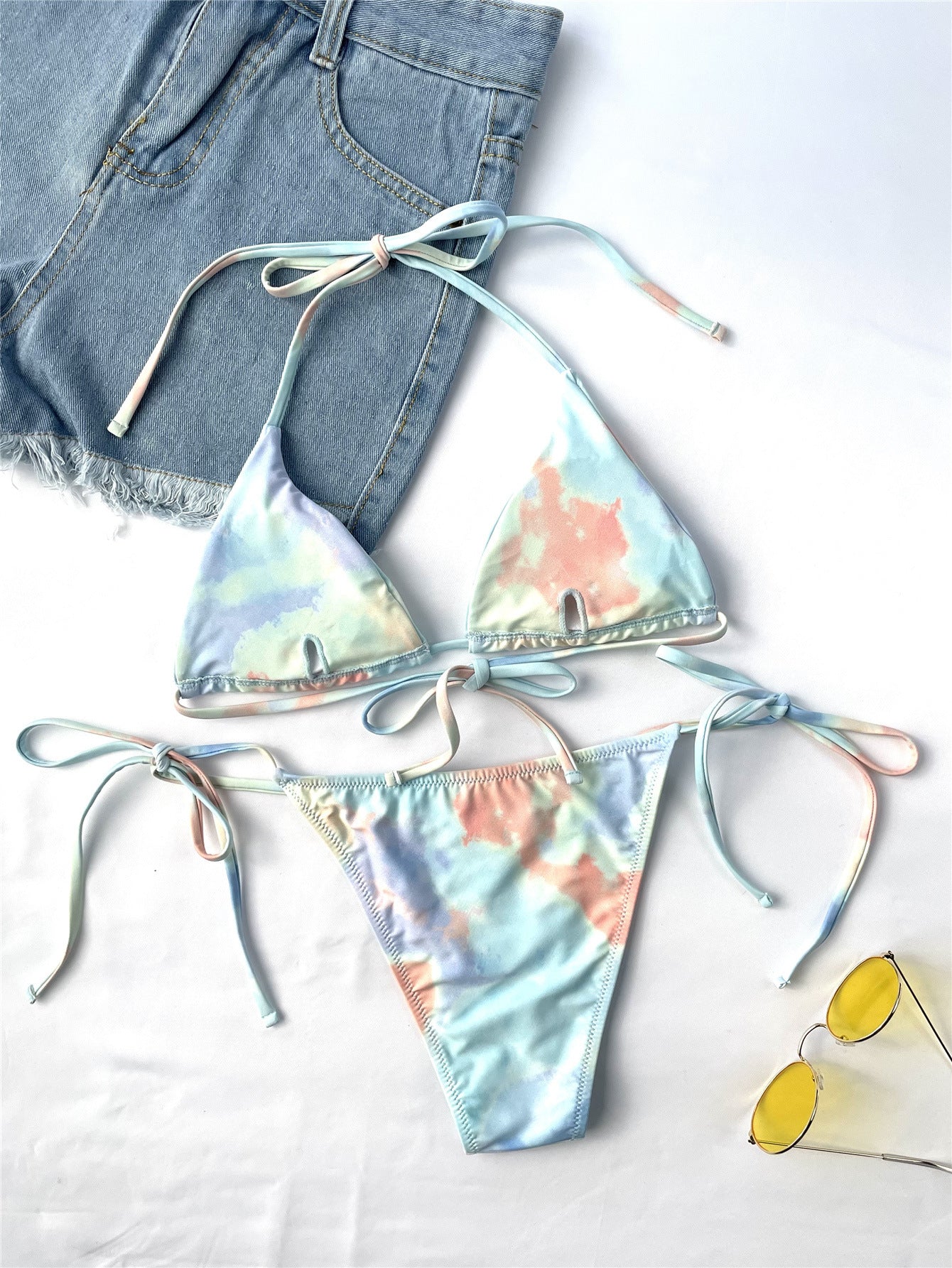 Women’s Trendy Split Bikini Set – Beach Swimwear